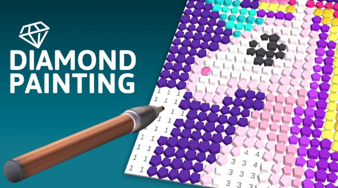 Diamond Painting ASMR Coloring Game Play Online Free
